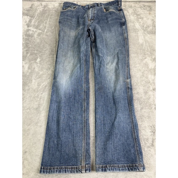 Duluth Trading Company Flex Ballroom Jeans Jeans Men's Size 36x34 Blue - Picture 1 of 14